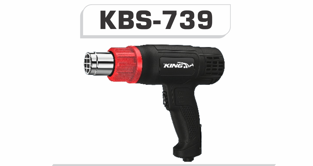 King Black Series Heat Gun KBS-739 — Jay Ess Enterprises Ludhiana