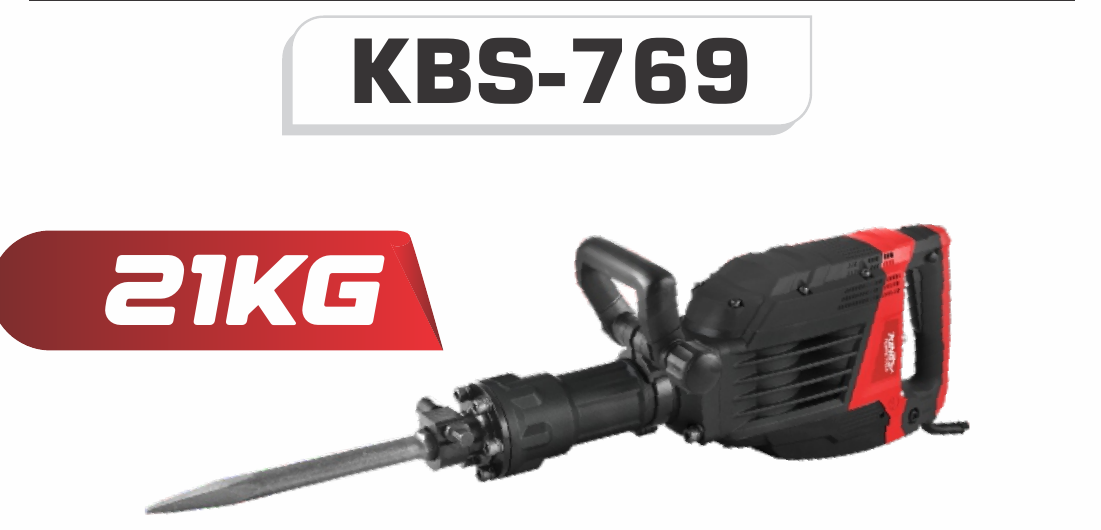 King Black Series Demolition Hammer (21KG) KBS-769 — Jay Ess Enterprises Ludhiana