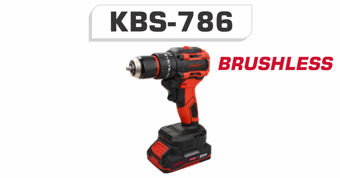 King Black Series Cordless Impact Drill (Brushless) KBS-786 — Power Tool Dealer Ludhiana