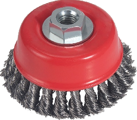 King Power Tools 3 inch Twisted Wire Cup Brush KP-CT-75 — Jay Ess Enterprises Ludhiana